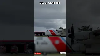 C130 Hercules Skyward Bound! ✈️🌍🚀 #EpicTakeoff #AviationMagic #viral #viralshort