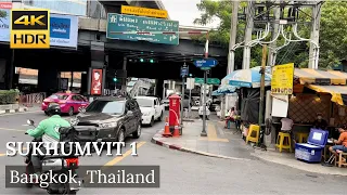 4K HDR| Weekend Walk around Sukhumvit Soi 1| June 2022 | Bangkok| Thailand