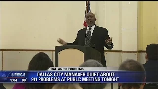 Dallas City Manager stays quiet about 911 problem