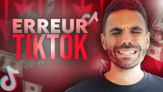 5 Erreurs FATALES qui RUINERONT ta Réussite sur TikTok en 2023