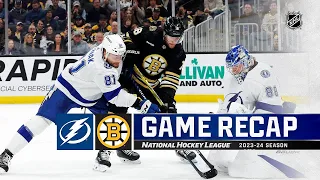 Tampa Bay Lightning vs Boston Bruins | February 13, 2024 | Game Highlights | NHL Regular Season