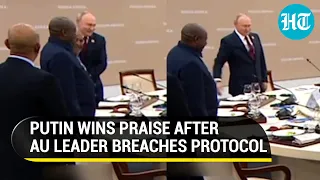 Putin Bursts Into Laughter After African Union Chief Breaks Protocol | Watch What Happened