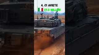 Top 5 most expensive tanks in the world #shorts