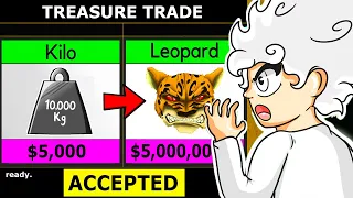 Trading WORST Fruit To LEOPARD in 24 Hours (Blox Fruits)