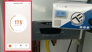 Tellur Wifi Thermostat TLL331151 - unBoxing and  Install on Ariston Clas One