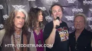 Eddie Trunk interviews Aerosmith @ Monsters of Rock in Brazil