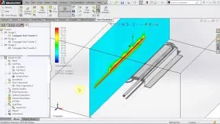 SOLIDWORKS Flow Simulation - Conjugate Heat Transfer with Two Fluids