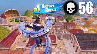 56 Elimination Solo vs Squads Wins (Fortnite Chapter 5 Season 2 Gameplay Ps4 Controller)