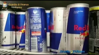 Sequestrate 15 000 lattine di un noto energy drink studio9tv