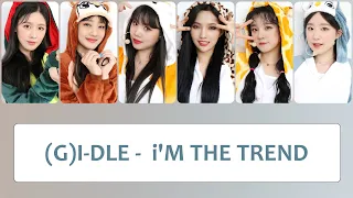 (G)I-DLE ((여자)아이들) – 'i'M THE TREND' Lyrics〔韓中英認聲字幕〕