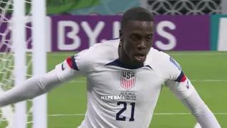 Timothy Weah GOAL | WALES VS USA 0-1 | WORLD CUP 2022
