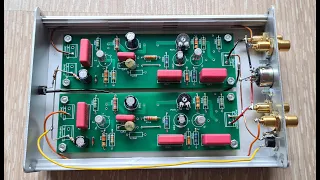 DIY Phono Vorverstärker Phono Preamp Germanium Transistor DUAL TVV43 AC151r Preamplifier Tube 46 47