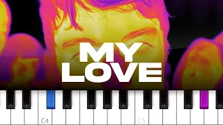 Route 94 - My Love  (piano tutorial)