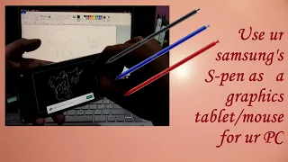 Using S-pen as a Mouse/Graphics tablet for your pc