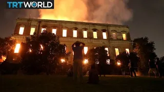 Brazil Museum Fire: Fire engulfs 200-year-old museum in Rio