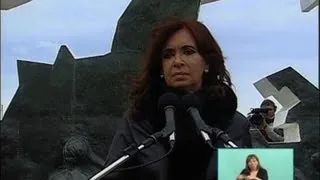 British rule over Falklands 'absurd': Argentine president