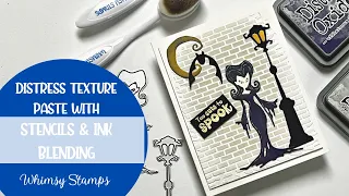 Distress Texture Paste with Stencils & Ink Blending