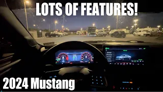 2024 Mustang GT AT NIGHT | Interior/Exterior Lighting + Drive!