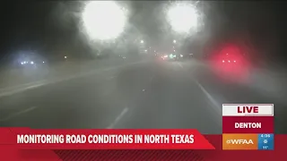 Snow in DFW: Check on forecast, traffic conditions as of Monday morning