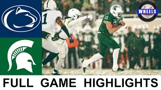 Penn State vs #12 Michigan State (Crazy Game in the Snow!) | 2021 College Football Highlights