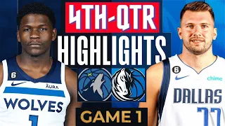 Minnesota Timberwolves vs. Dallas Mavericks - Game 1 Highlights 4th-QTR | WCF | 2024 NBA Playoffs