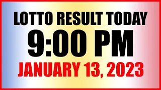 Lotto Result Today 9pm Draw January 13, 2023 Swertres Ez2 Pcso