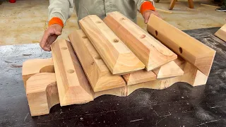 Excellent Woodworking Ideas And Skills Of Young Carpenters // Building Unique Interior Furniture