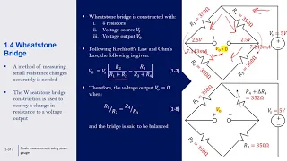 Strain Measurement using Strain Gauges