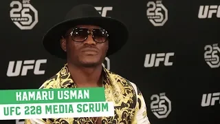 Kamaru Usman: I want to put my fists through Colby Covington’s face | UFC 228