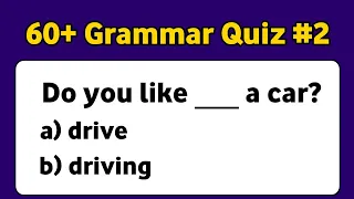 English Grammar Test। Part 07 | English grammar quiz