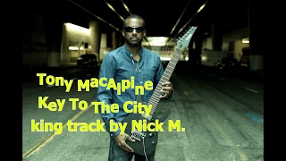 Tony MacAlpine - Key To The City guitar backing track by Nick M