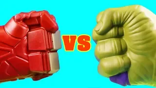 Hulkbuster Family Vs. Hulk Family | Mega Battle