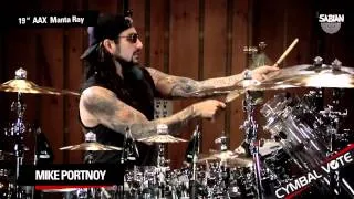 CYMBAL VOTE - Mike Portnoy Reviews the 19" AAX Manta Ray