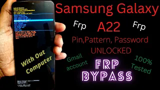Samsung A22 5G Frp Bypass/Google Account/Pin,Pattern,Password Unlock 100% Challange By Tech9Bos