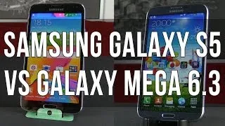 Samsung Galaxy S5 vs Galaxy Mega 6.3 comparison