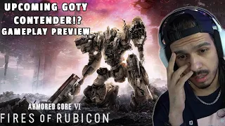 SoulsBorne Streamer Reacts to ARMORED CORE VI FIRES OF RUBICON | Gameplay Preview