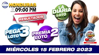 Sorteo 9 PM Loto Honduras, La Diaria, Pega 3, Premia 2, MIÉRCOLES 15 DE FEBRERO 2023 |✅🥇🔥💰