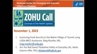 CDC ZOHU Call Nov 1, 2023