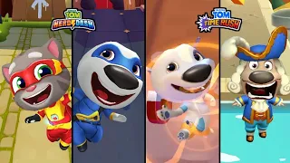 Talking Tom Hero Dash Super Hero Hank,Super Hero Tom vs Time Rush Talking Hank,Captain Ben Gameplay