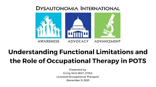 Understanding Functional Limitations and the Role of Occupational Therapy in POTS