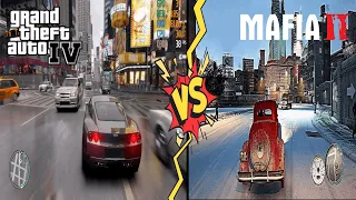 GTA 4 VS MAFIA 2 | PHYSICS AND GRAPHICS COMPARISON