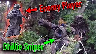 Invisible Ghillie Sniper 👻Unbelievable Airsoft Gameplay