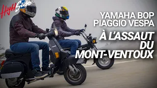 Piaggio Vespa et Yamaha Bop à l'assaut du Mont-Ventoux