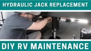 Replacing An RV Level-Up Hydraulic Jack - DIY RV Maintenance