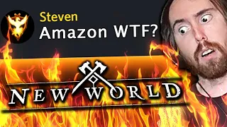 Amazon ROASTED by Ashes of Creation for MMO Cash Shop! Asmongold on New World Drama