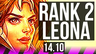 LEONA & Draven vs THRESH & Jhin (SUP) | Rank 2 Leona, 0/0/12 | JP Grandmaster | 14.10