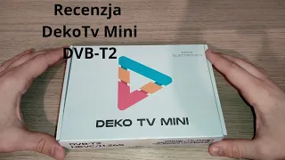 Prezentacja DekoTV Mini - tuner DVB-T2 HEVC H.265  (DVB-C )