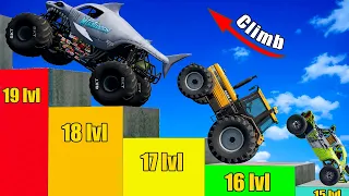 Cars Climb to Highest Level in Beamng drive #3