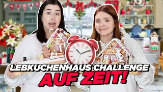 LEBKUCHENHAUS CHALLENGE - Laura vs. Ally - AUF ZEIT! 😂⏰