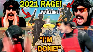 DrDisrespect MOST INTENSE Warzone RAGES in 2021 (Part 1)